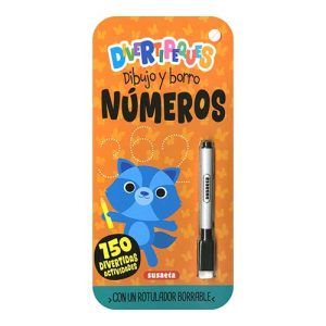 Divertipeques Dibujo y Borro Numeros Susaeta actividades aprender pizarra borrable rotulador descubrir didactico 11