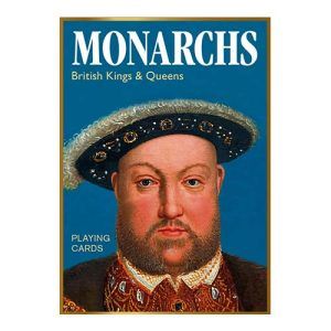 British Monarchs playing cards Piatnik poker deck queens kings Merrie England United Kingdom baraja cartas monarcas 11