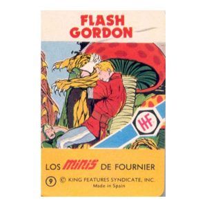 Minis Flash Gordon Fournier Heraclio Mini baraja cartas naipe naipes coleccion coleccionable serie nostagia 11