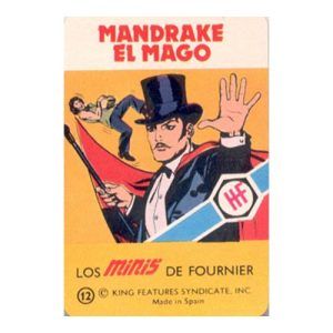 Minis Mandrake el Mago Naipes Fournier baraja mini miniatura naipe cartas coleccion coleccionable serie nostalgia 11