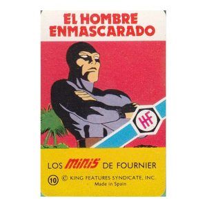 Minis el Hombre enmascarado Naipes Heraclio Fournier baraja cartas naipe mini miniatura serie nostalgia coileccion 11
