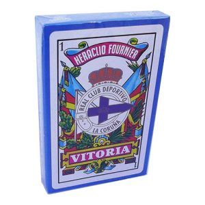 Baraja Deportivo La Coruña Fournier española 50 cartas naipe Real Club Futbol juego jugar 11
