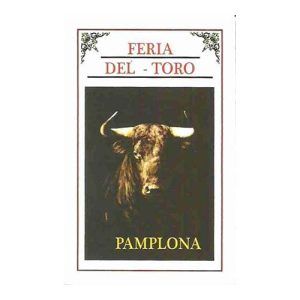 Baraja Feria del Toro Pamplona cartas española Toros Carteles Navarra San Fermin sanfermines edicion limitada naipe 11