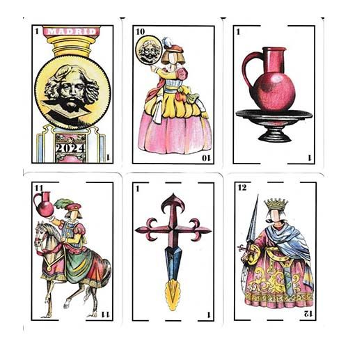 Baraja Meninas de Velazquez española naipe cartas Asescoin 2024 edicion limitada y numerada 12