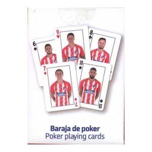 Baraja Poker Atletico de Madrid club futbol SAD temporada 2017 2018 producto oficial cartas naipe 11