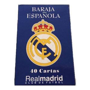 Baraja española 40 cartas Real Madrid club de futbol naipe playing cards football Santiago Bernabeu 11