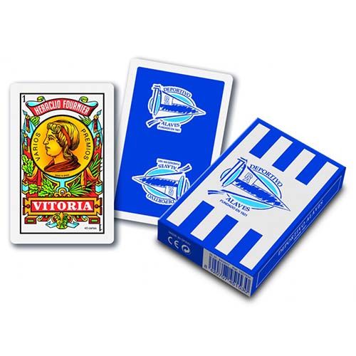 Baraja española Deportivo Alaves Fournier 40 cartas Futbol Club Glorioso Vitoria Gasteiz 12