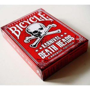 Bicycle Karnival Death Heads Carnage edition playing cards poker deck Sam Hayles USPCC magic tricks 11