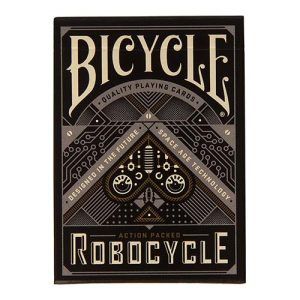 Bicycle Robocycle playing cards black poker deck USPC magic tricks robot robots baraja cartas naipe magia 11