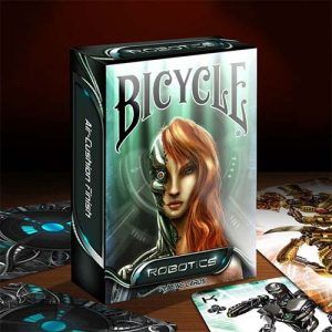 Bicycle Robotics playing cards poker deck USPCC magic Alan Jason Vadell baraja cartas robots robotica naipe magia 11