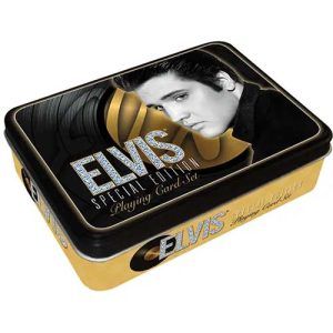 Elvis Special Edition Tin Box playing cards Presley Aquarius set 2 decks music Rock and Roll poker photos 11