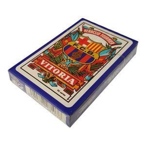 Futbol Club Barcelona Baraja Fournier FCB española 50 cartas escudo naipe football playing cards 11
