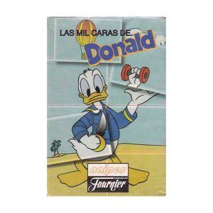 Las mil caras de Donald baraja Fournier Naipes Heraclio cartas Disney puzzle juego 11