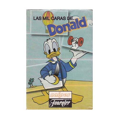 Las mil caras de Donald baraja Fournier Naipes Heraclio cartas Disney puzzle juego 11