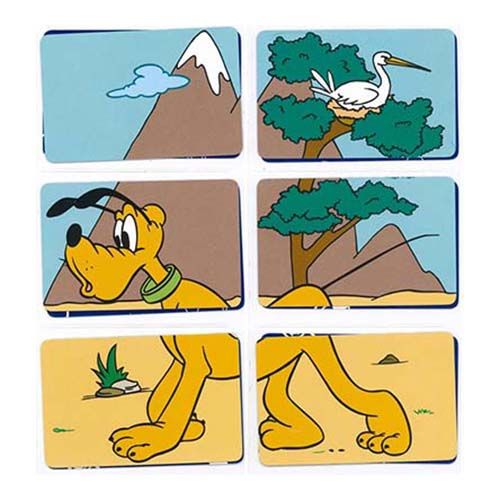 Las mil caras de Pluto baraja Fournier Naipes Heraclio cartas Disney puzzle juego 12
