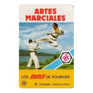 Minis Artes Marciales Fournier Naipes Heraclio mini baraja cartas naipe serie nostalgia deporte arte marcial 11