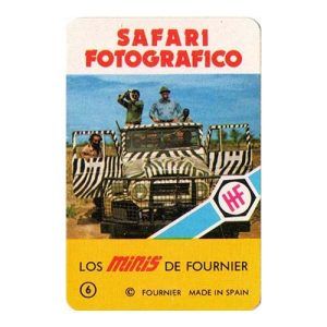 Minis Safari Fotografico Fournier Naipes Heraclio mini baraja cartas naipe animales africa serie nostalgia 11