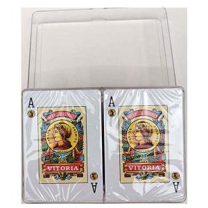 Pack Rabino estuche plastico Fournier barajas cartas naipe español poker rabinos remigio juego monos española 11