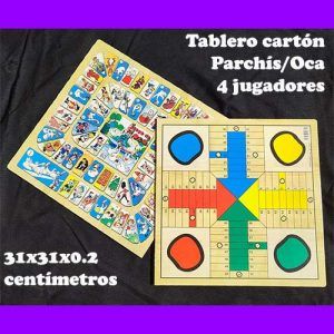 Tablero Parchis Oca carton juego mesa jugar barato 4 jugadores hecho en España familia amigos 11