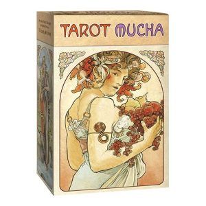 Tarot Mucha Lo Scarabeo 78 cards guide book Alfons Maria modernism baraja cartas libro arte modernismo 11