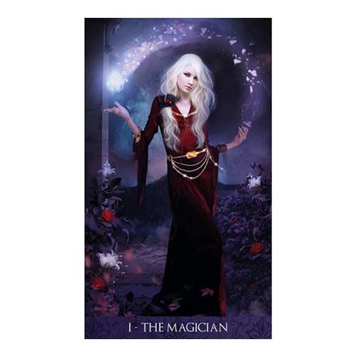 Tarot de la Nuit Lo Scarabeo 78 cards deck Book Instructions Carole Anne Eschenazi Alexandra Bach Noche baraja cartas 12