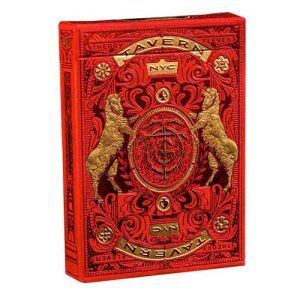 Tavern on the Green Theory11 red edition playing cards poker deck Kevin Cantrell gold foil magic tricks luxe 11