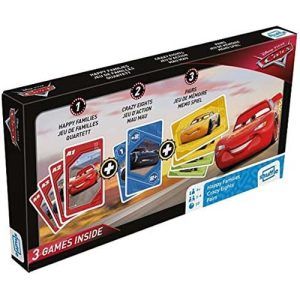 Tripack Cars Disney Cartamundi Pixar game playing cards cinema film barajas cartas naipe juegos Shuffle 11
