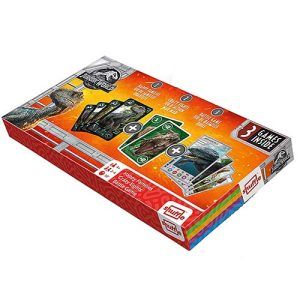 Tripack Jurassic World Cartamundi Shuffle games Dinosaurs playing cards Juegos Parque jurasico dinosaurios cartas barajas 11