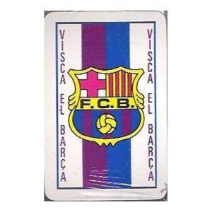 Visca el Barca baraja FCB Fubol club Barcelona baraja española 40 cartas football playing cards 11