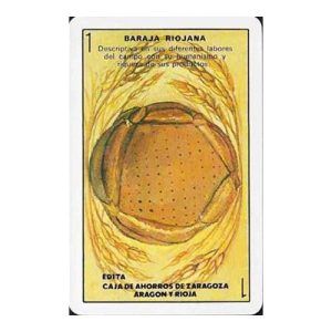 Baraja Riojana Naipes Fournier Emilio Lope Heraclio Cartas Caja Ahorros Aragon La Rioja vendimia vino coleccion 11