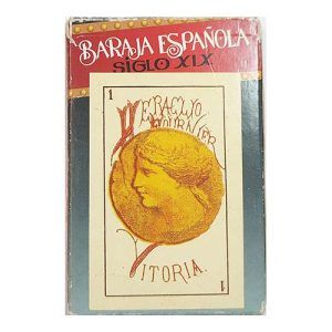 Baraja siglo XIX Fournier reproduccion española Naipes Heraclio 1868 primera editada exposicion paris facsimil 11