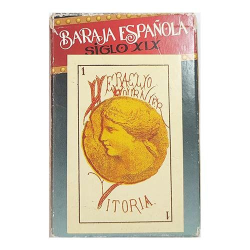 Baraja siglo XIX Fournier reproduccion española Naipes Heraclio 1868 primera editada exposicion paris facsimil 11