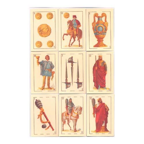 Baraja siglo XIX Fournier reproduccion española Naipes Heraclio 1868 primera editada exposicion paris facsimil 13