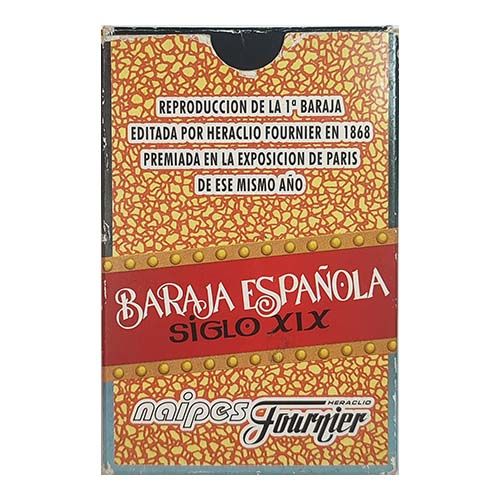 Baraja siglo XIX Fournier reproduccion española Naipes Heraclio 1868 primera editada exposicion paris facsimil 14