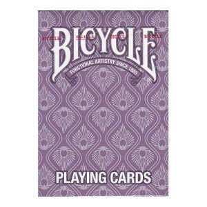 Bicycle Peacock purple playing cards poker deck USPCC magic trick baraja cartas naipe pavo real morada 11