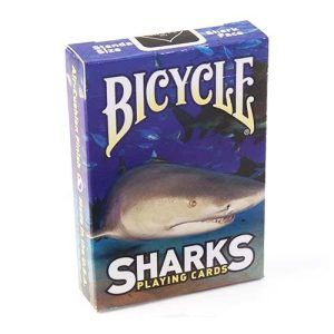 Bicycle Sharks playing cards poker deck USPCC magic tricks baraja cartas naipe tiburones magia trucos 11