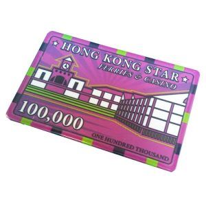 Chip Casino Hong Kong 100000 purple star ferries coin game lucky ficha suerte morada juego apuesta coleccion 11