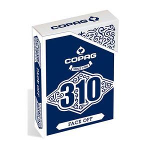 Copag 310 Face off Slimline blue Cartamundi playing cards poker deck blank magic tricks caras blancas baraja cartas 111