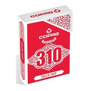 Copag 310 Face off Slimline red Cartamundi playing cards poker deck blank magic tricks caras blancas baraja cartas 111