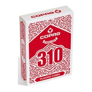 Copag 310 Slimline red playing cards poker deck baraja cartas magia magic B9 finish Cartamundi roja 5411068410222 11