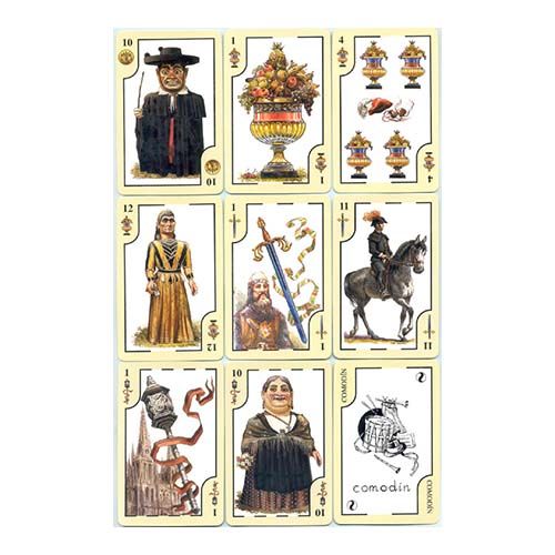 Fiestas Burgos Baraja española Ana Gallego Gama ayuntamiento cartas naipe Vicente Algora coleccion fiesta ciudad 13