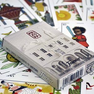 Mazoka baraja española Fournier Conmemorativa 150 aniversario cartas Naipe mercado Vitoria Gasteiz coleccion 11