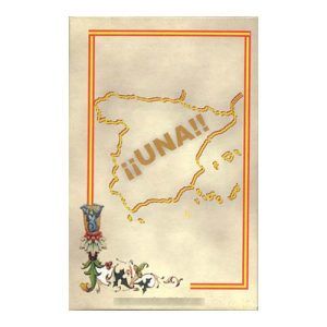 Baraja Escudos provincias españolas España Una indivisible bandera española cartas naipe juego aprender 11