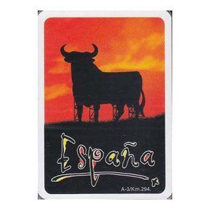 Baraja Reverso Toro Osborne España Maestros Naiperos A3 km 294 poker naipe cartas modelo Toro turistica viajar turismo 11