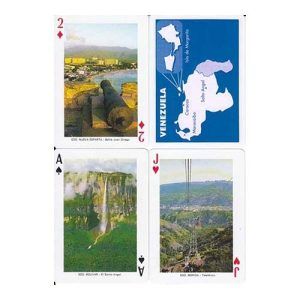 Baraja Turistica Venezuela Fournier Naipes Heraclio poker Azofranca America Caribe cartas naipe Turismo viajar 15