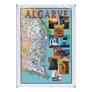 Baraja reverso Algarve Fournier Heraclio Faro Portugal poker deck playing cards turistica viajar turismo 11