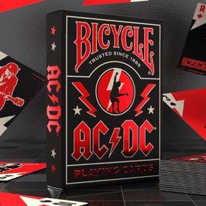 Bicycle ACDC playing cards poker deck Perryscope Rock Music USPCC Fournier baraja cartas naipe AC-DC 11