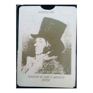 Caprichos de Goya Baraja Naipes Comas Francisco Lucientes cartas poker deck playing cards edicion limitada arte Asescoin 1991 11