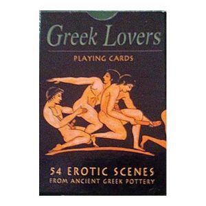 Greek Lovers playing cards poker deck Greece souvenir 54 erotic scenes erotism erotico Grecia 11