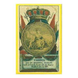 Reproduccion Baraja Miguel Ocejo España 1817 siglo XIX facsimil rcartas naipe Edciones Prado 11